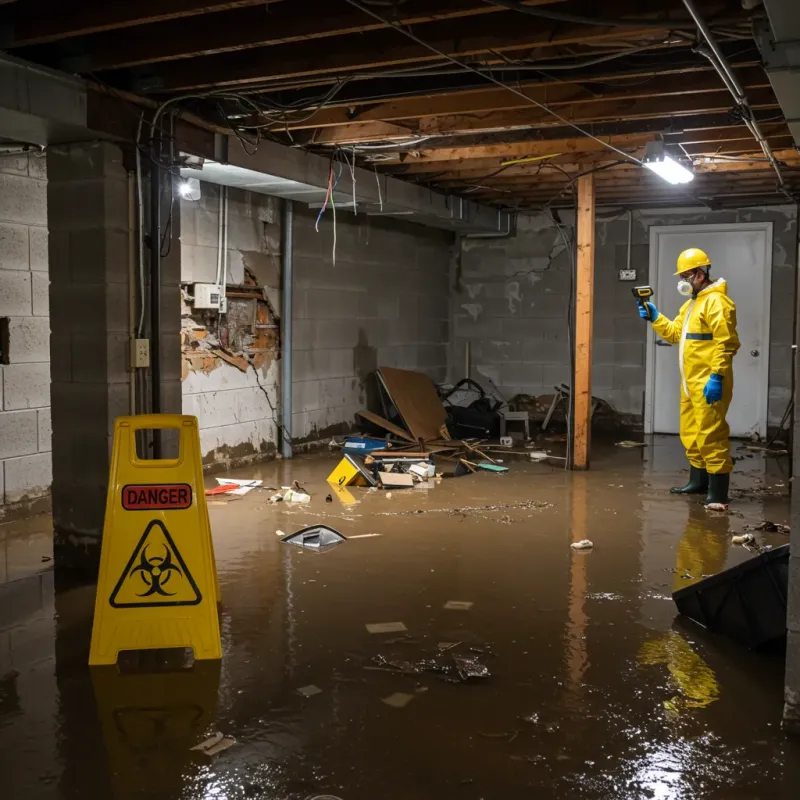 Flooded Basement Electrical Hazard in Costilla County, CO Property